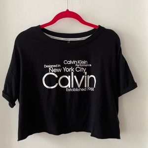 Calvin Klein black short-sleeved shirt!